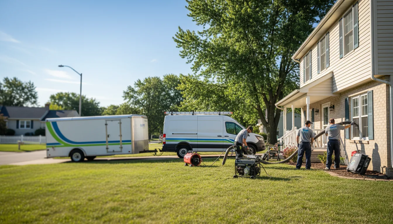 Flooded Basement Restoration And Cleanup With Repair in Glencoe, OH near me